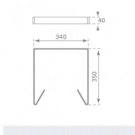 Ground fixation for slide Bronco - set of 2pcs